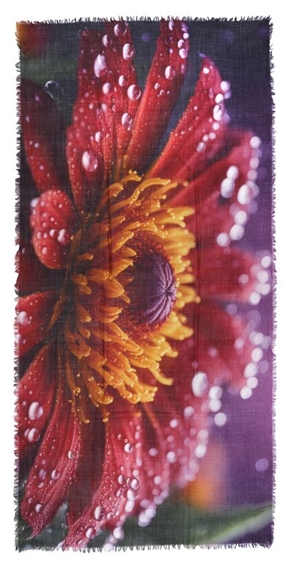 Vilnas šalle ''Zieds'' / 90x180cm