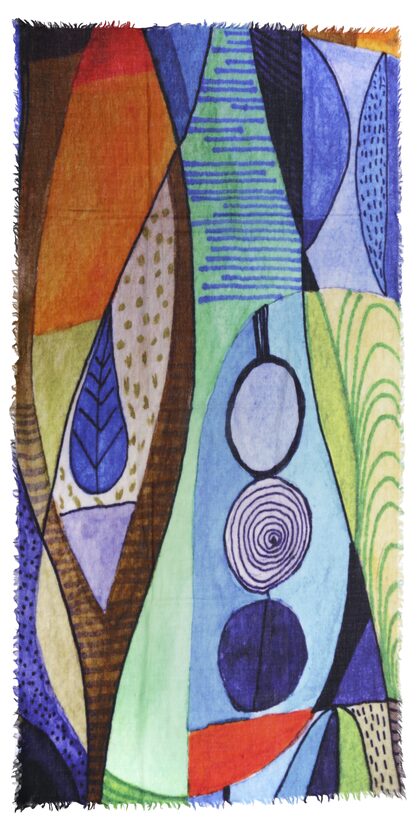 Šalle "Abstrakcija"/ 90x180cm