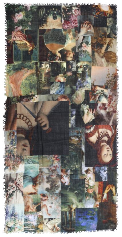 100% vilnas šalle ''Māksla''