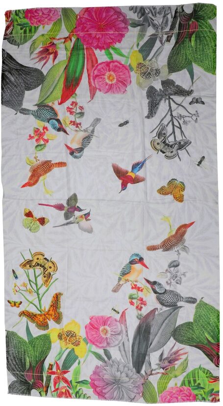 Šalle "Ziedi" 90 x 180 cm 