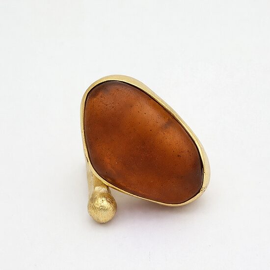 Gredzens PEBBLE | brūns
