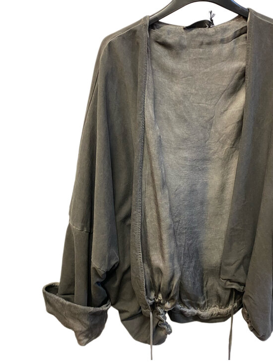 Abpusējs kardigāns / pelēks