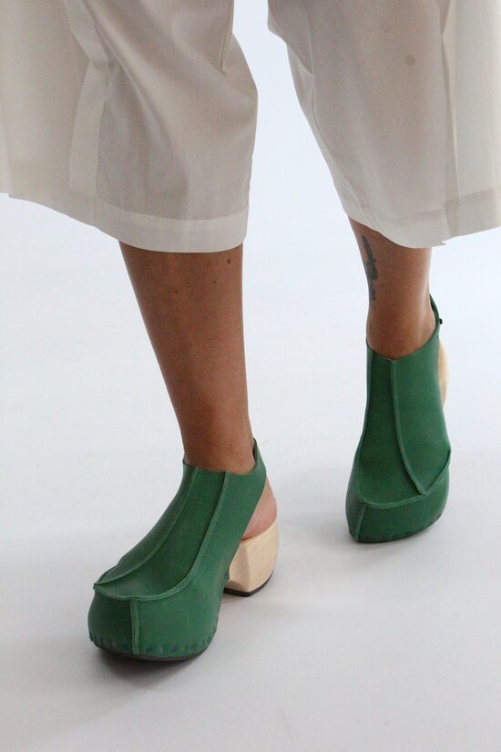 Koka kurpes “Stalwart” / zaļas