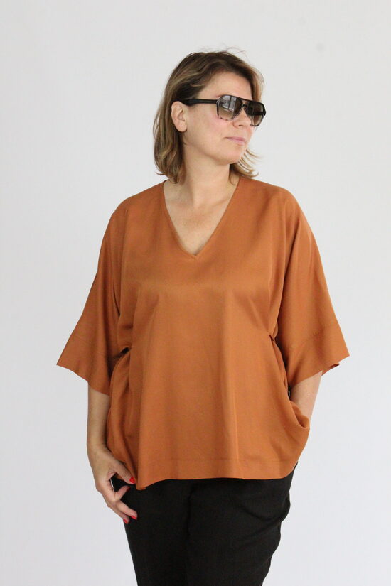 Blūze oranža / B0113