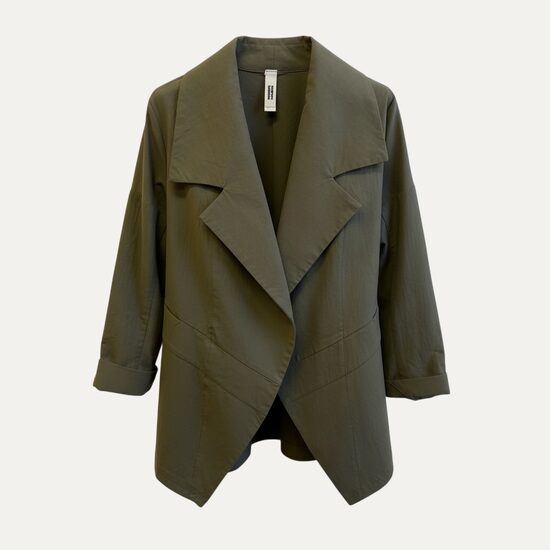 Kokvilnas žakete haki zaļa