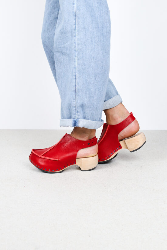 Koka kurpes “Stalwart” / sarkanas