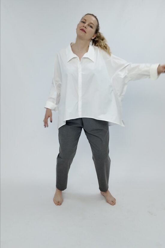 Kreklstipa Wendy Trendy balta kokvilnas blūze 