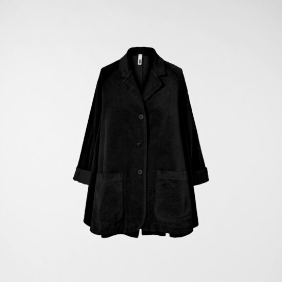 Melna samta žakete  | trapece